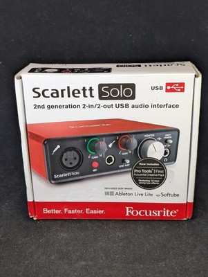 Scarlett Solo Studio 2nd Generation USB Audio Interface 2-In/2-Out