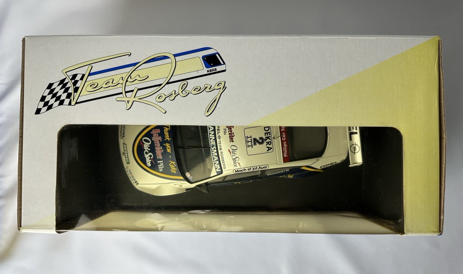 Minichamps Opel Calibra V6 4x4 #1 ITC Meister 1996 Manuel Reuter 1:18 – Originalverpackt (MISB / Vitrinenzustand 10/10) – Bild 4