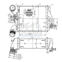 Meat & Doria LadeluftküHler LLK FüR Fiat 500/595/695 1.4 500C/595C/695C 312