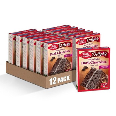 Betty Crocker Delights Super Moist Dark Chocolate Cake Mix 13.25 oz