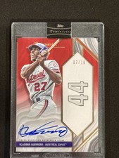 2022 Topps Luminaries Vlad Guerrero Sr Home Run Kings Auto Red /10 HOF