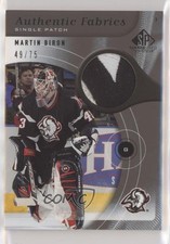 2005 SP Game Used Edition Authentic Fabrics 49/75 Martin Biron #AP-MB Patch 1t6
