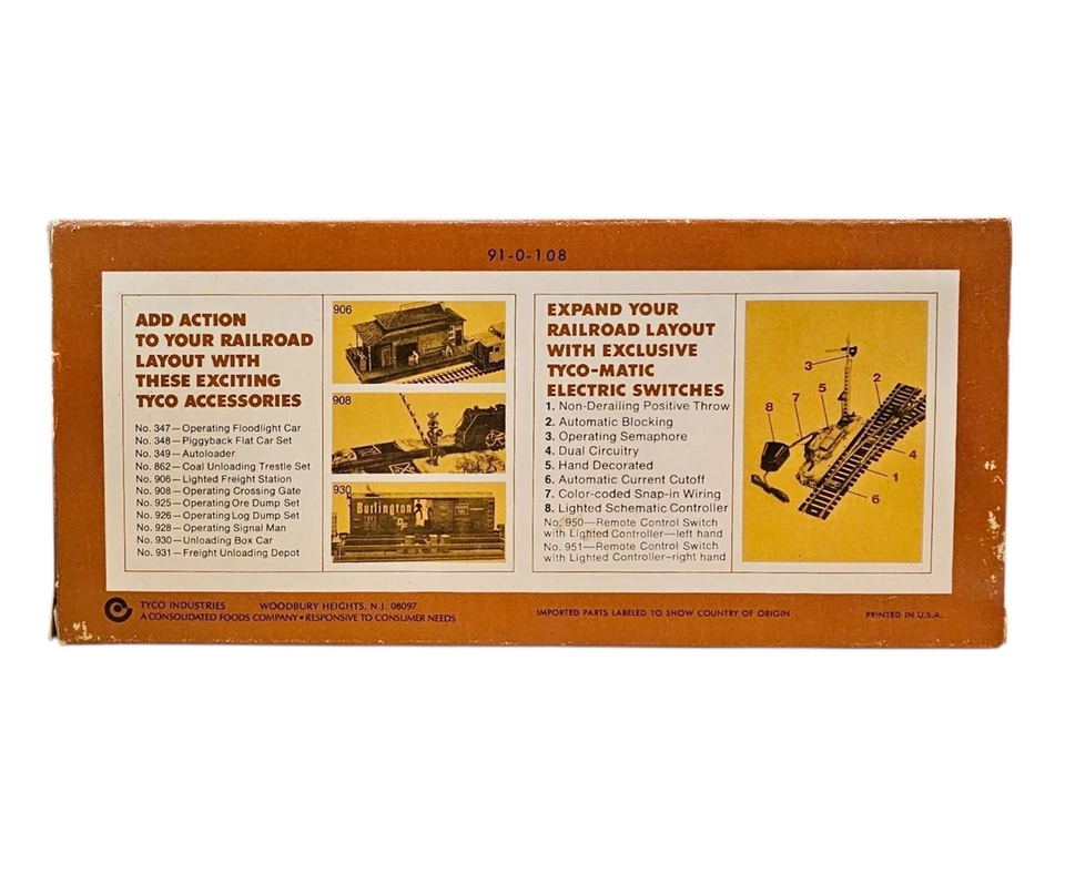 Tyco HO Scale Electric Train Hersey's Candy Train Car Herx 1038 New Old Stock - Image 2 of 4