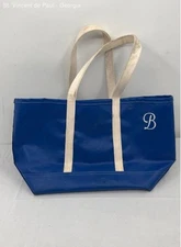 Mark & Graham X Steele Waterproof Large Tote True Blue W/ “B” Monogram Great