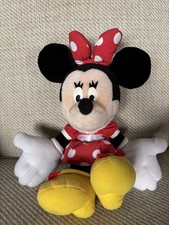Applause Disney Minnie Mouse Plush Red Polka Dot Dress Vintage 1998 30G Small