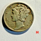 1945 Mercury Dime