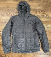 Patagonia Men’s Nano Puff Hoody Size Medium Grey