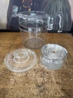 Vtg Pyrex 7759 Flameware Glass Percolator 9 Cup Coffee Pot, Lid & Basket