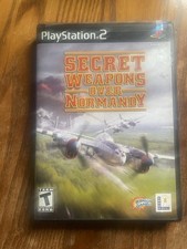 Secret Weapons Over Normandy (Sony PlayStation 2, 2003) PS2 Complete