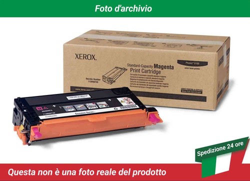 113R00720 Xerox Phaser 6180 Cartuccia del Toner Magenta - Photo 2/4