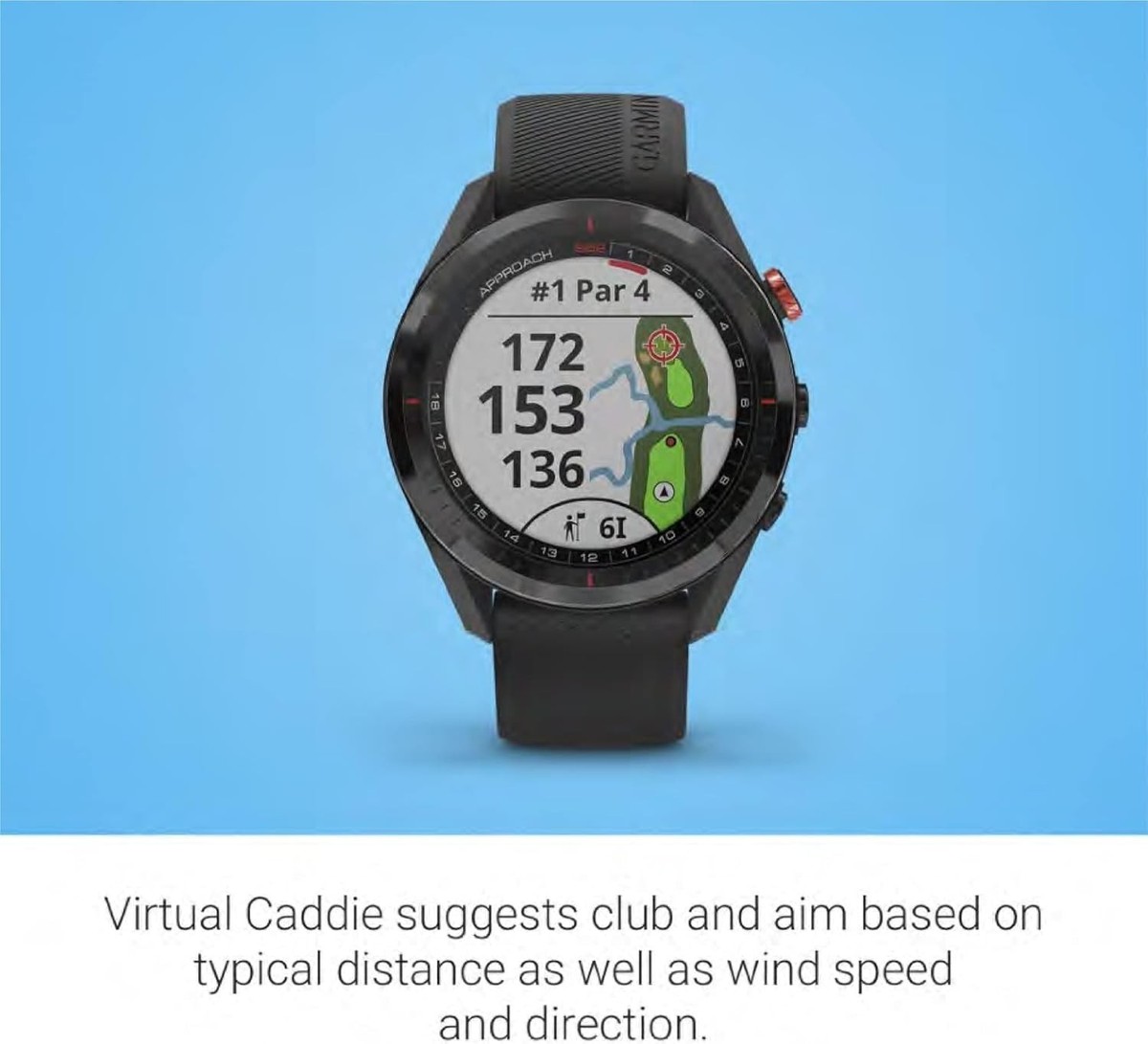 Garmin Approach S62 Premium Golf GPS Watch - Black for sale online