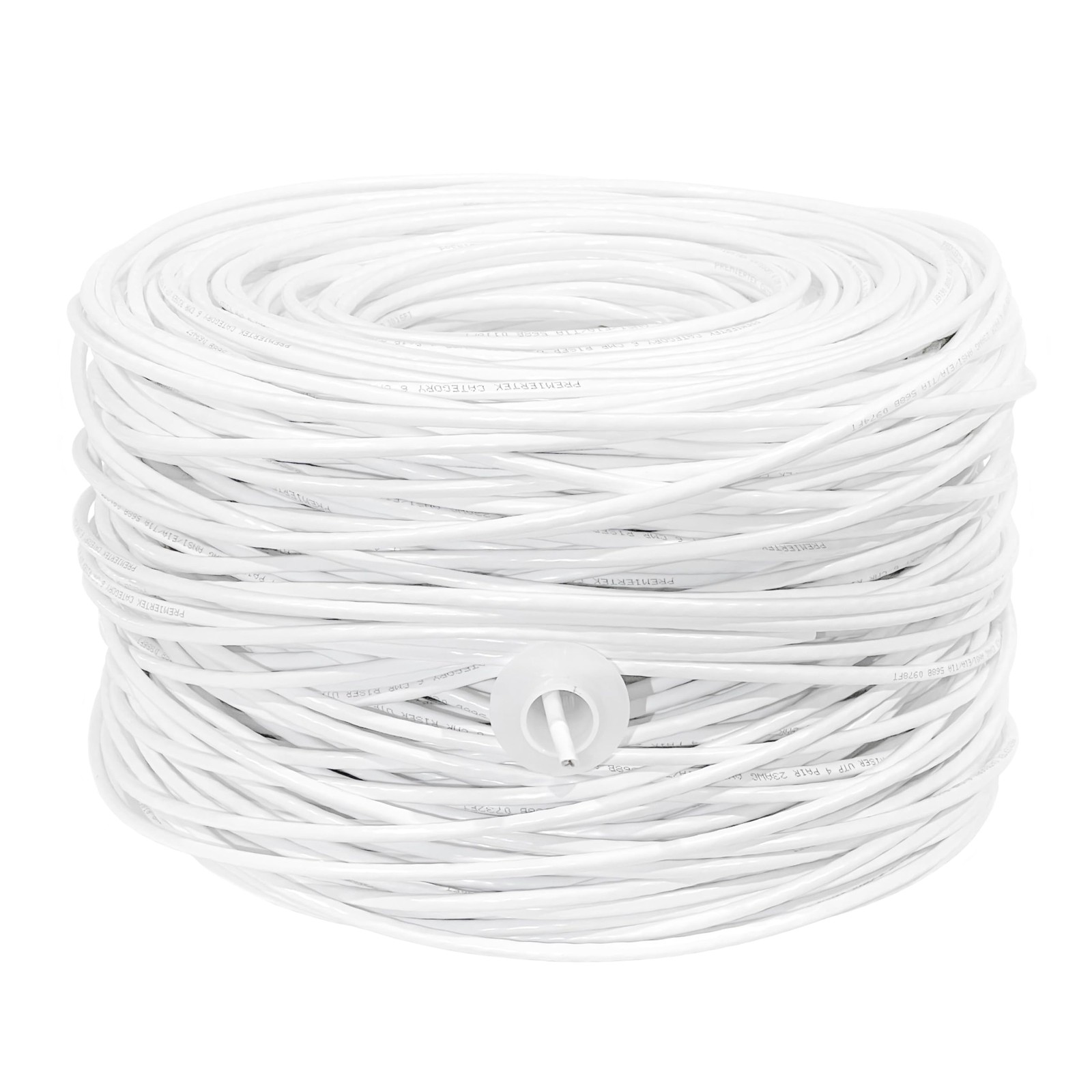 Premiertek 1000Ft Cat6 23Awg Utp Solid 4-Pairs Network Ethernet Lan Cable Bulk W