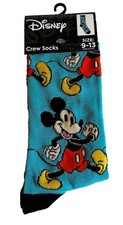 NEW DISNEY "MICKEY MOUSE" CREW SOCKS SIZE 9-13  EQUALIZER ACCESSORIES