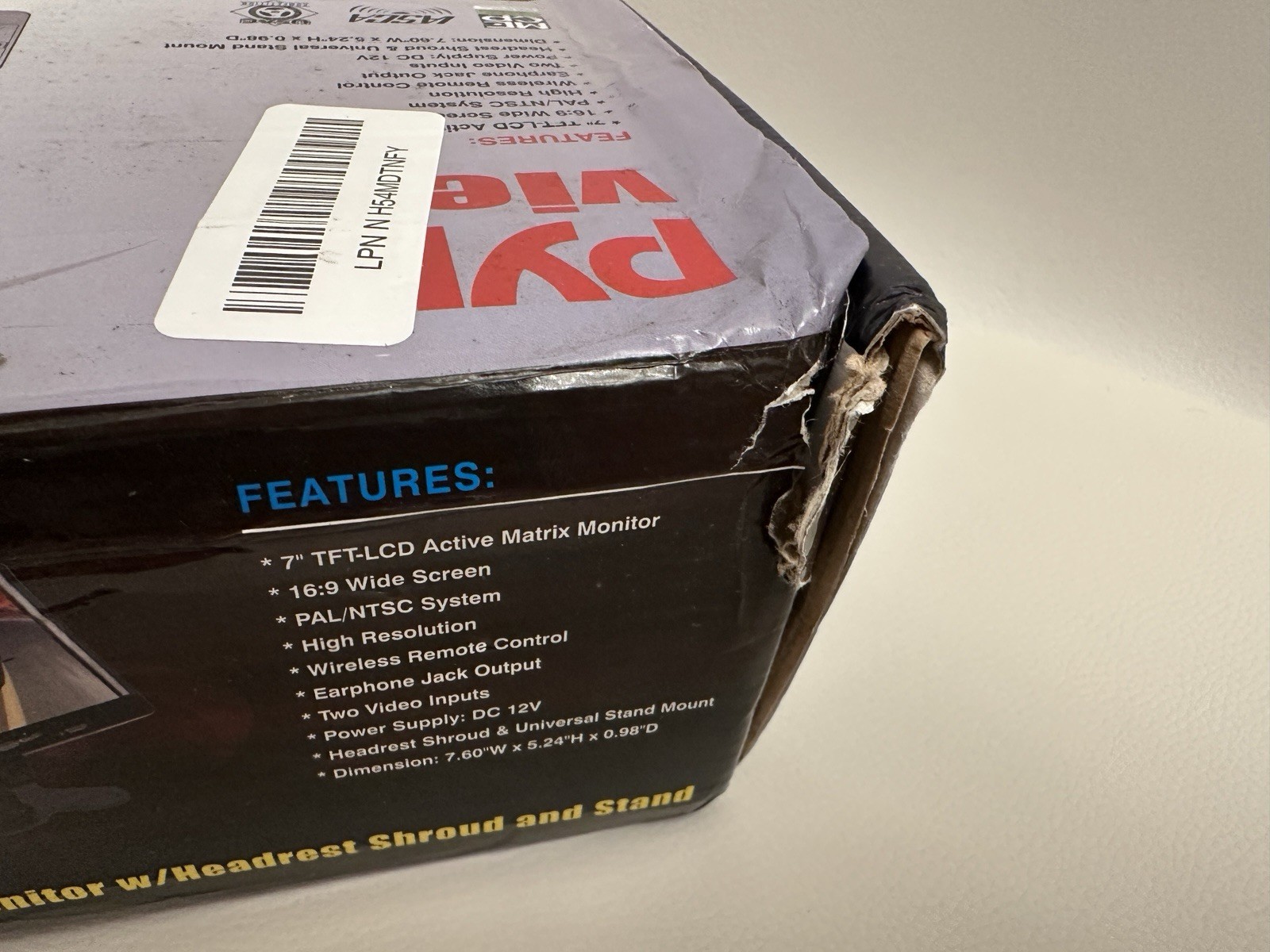 7" TFT LCD Color CCD Mirror Monitor for Car Reverse Rear View Backup Camera DVD