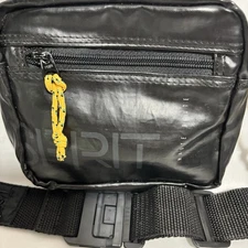 Vintage ESPRIT Haute Route Fanny Pack Black Travel Waist Bag With Buckle Strap