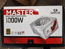Redragon RGMS-1000W PRO 80+ Gold 1000 Watt Power Supply ATX3.1 WHITE GC-MS03W