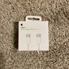 Apple USB-C to USB-C 60 W Fast Charging Braided Cable, White, 1 Meter