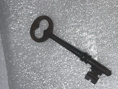 Antique CORBIN Skeleton Key 5 Solid Barrel