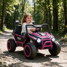 XXL Kids 2 Seater Ride on Car 24V Electric Truck 400W Motor UTV w/Remote Control