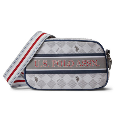 U.S. POLO ASSN. Diamond Stripe Crossbody Grey One Size 27A185AA