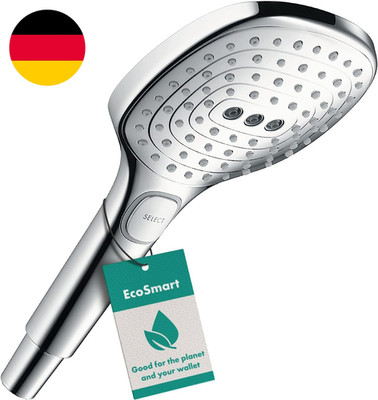 Hansgrohe Raindance Select E - Wassersparender Duschkopf 9 L/Min (Ecosmart), Han