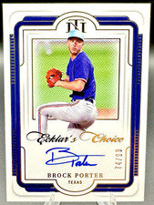2025 National Treasures Brock Porter #EC-BPT Ecklar's Choice Auto /99