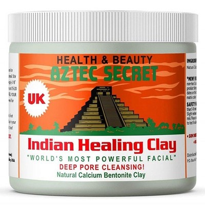 Aztec Secret Indische Heilerde 2025: 1 lb 454 g porentiefe Reinigung Gesicht Körper