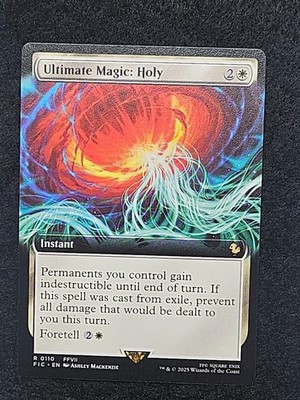 MTG: Final Fantasy Commander - Ultimate Magic: Holy (Extended Art)