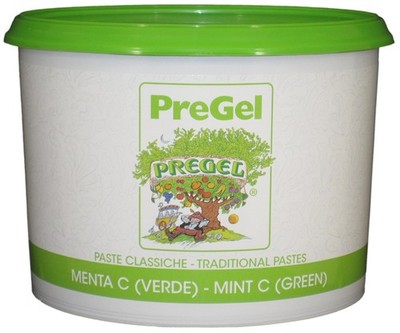 PreGel Green Mint Gelato Flavoring Paste - 6.6 Lbs