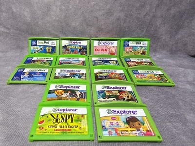 16 Leap Frog LeapPad Explorer Learning Game lot  LeapPad 1 2 3 XDI Ultra Ebook
