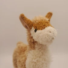 Douglas Toy Brown White Llama Alpaca Soft Plush Stuffed Animal