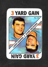 1971 TOPPS GAME FOOTBALL SET-BREAK # 30 LARRY CSONKA MIAMI DOLPHINS HOF EX-MT