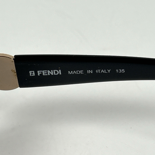 Vintage Fendi FS 140 Sonnenbrille schwarz goldfarbenes Gestell bifokale Gläser mit Etui hergestellt in Italien - Bild 9 von 24