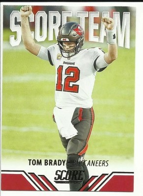TOM BRADY 2021 Score Team #ST25 $10 Tampa Bay Buccaneers