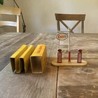 1950s Vintage Dinky Toys #781 Esso Petrol Pump Set with Original Box. England.