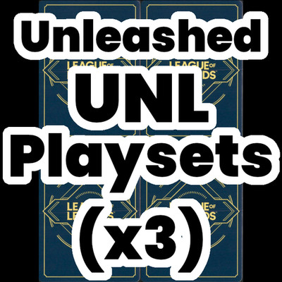 Unleashed Playsets x3 Riftbound UNL En - Un/Common
