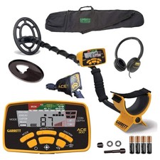 Garrett ACE 300 Metal Detector con bobina di ricerca impermeabile e borsa per il