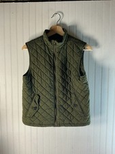 Polo Ralph Lauren Boys Dark Green Quilted Puffer Vest Zip Medium M 10 12
