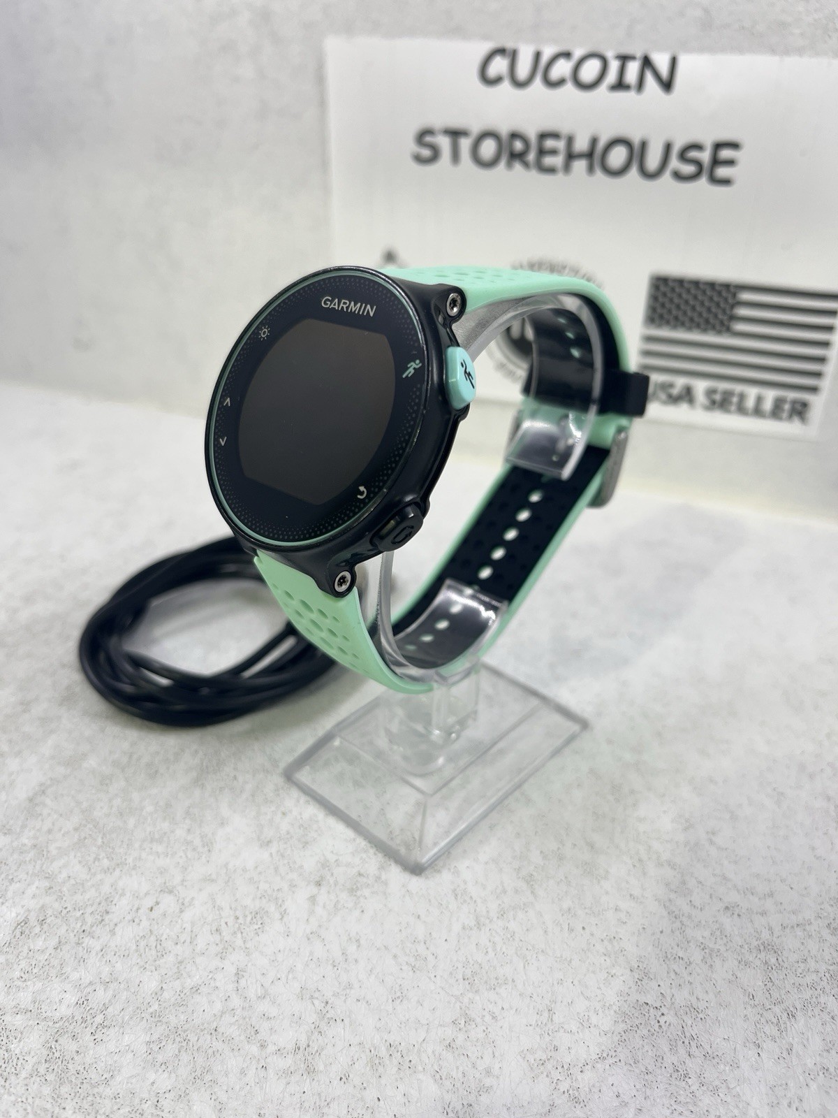 Garmin Forerunner 235 Frost Blue GPS Running Watch with Heart Rate Monitor 010-03717-48