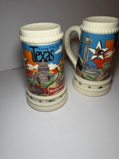 Budweiser 1992 Texas Living Free In Texas Stein Beer Mug - Made In USA Vintage