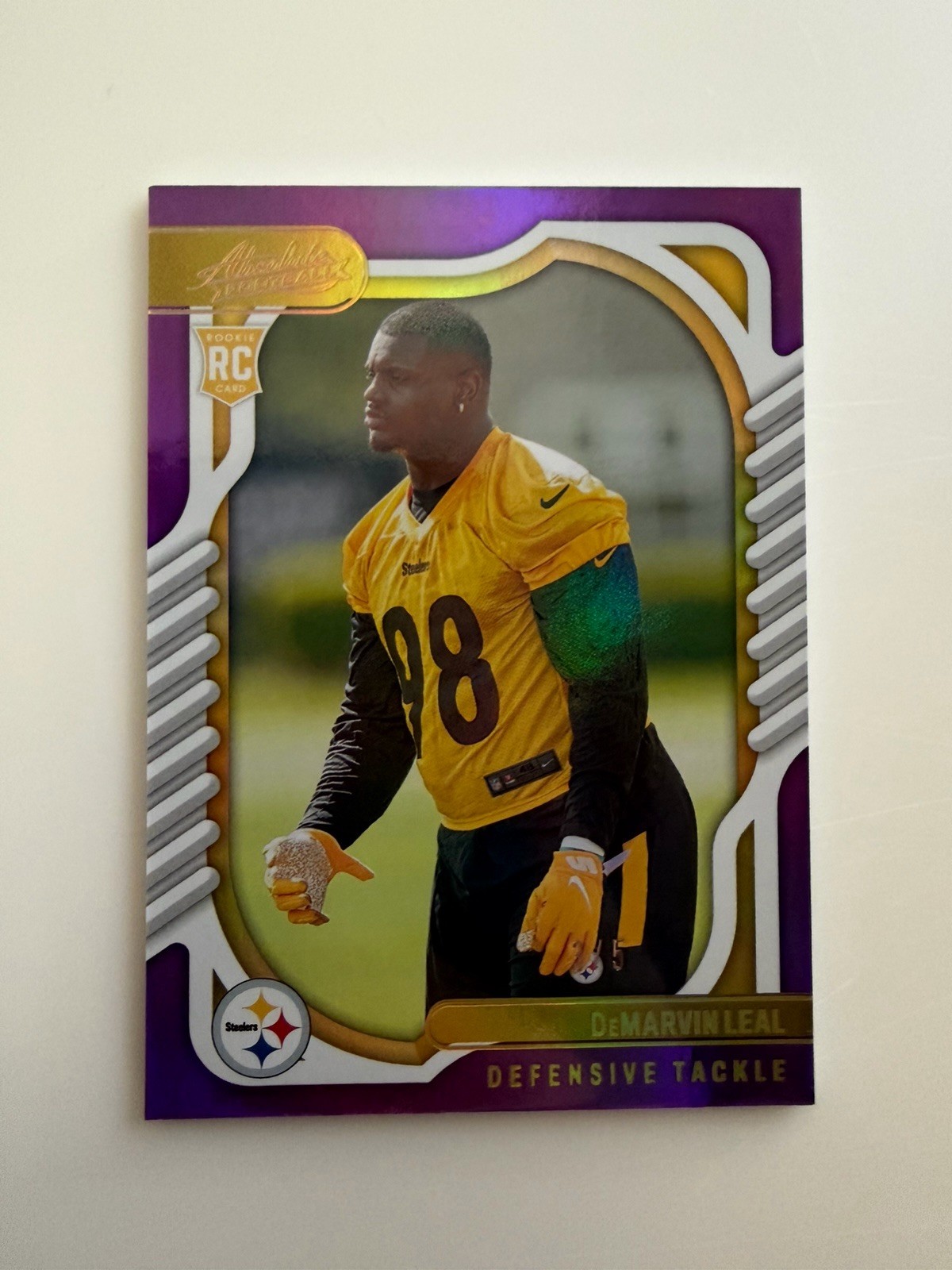 DeMarvin Leal Panini Absolute #157 Gold Spectrum