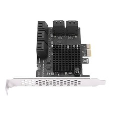 10 Port  3.0 to PCIe X1 Expansion Card PCI Express  Adapter SATA3 6G8529