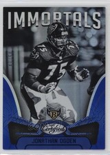 2018 Certified Immortals Mirror Blue /50 Jonathan Ogden #120 HOF t4l