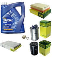 Mann Inspektionspaket 5L Mannol Special Plus 10W-30 FüR Seat Ibiza II 1.9 Sdi