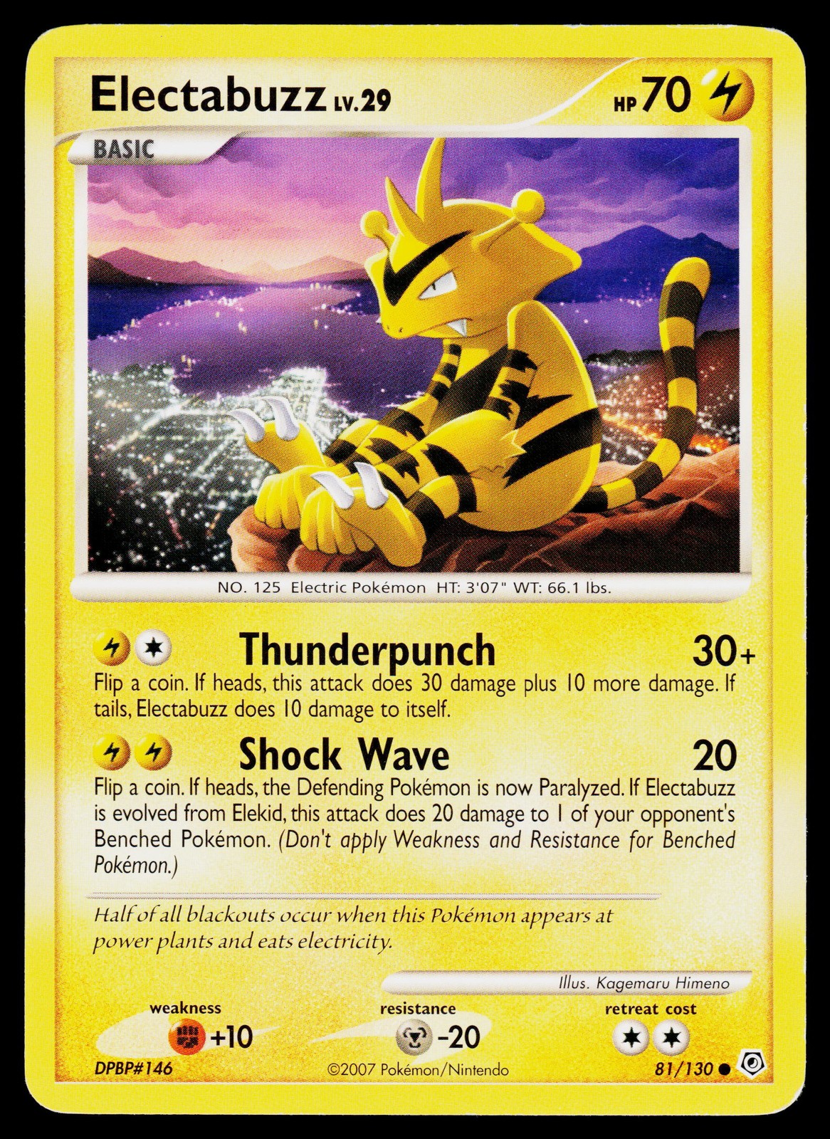 Diamond and Pearl #81/130 Electabuzz