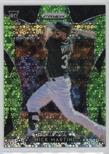 2019 Panini Prizm Tier III Lime Green Donut Circle 102/199 Nick Martini #280 h7i