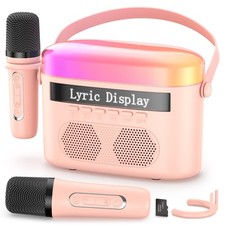 Karaoke Machine for Kids Adults with Lyrics Display Screen Portable Bluetoot...