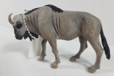 SAFARI LTD. BLUE WIDEBEAST GNU BLEU WILD ANIMAL ZOO PLASTIC NWT