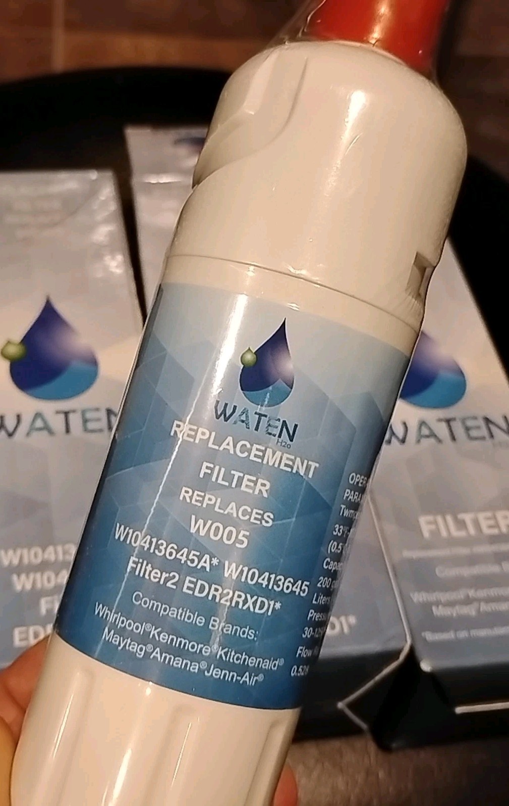 3 Pack Waten Replacement Water H2O Filter2 New Sealed