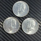 1964 Kennedy Half Dollar 50C Coins Lot of 3 Uncertified near mint. 90% Silver
